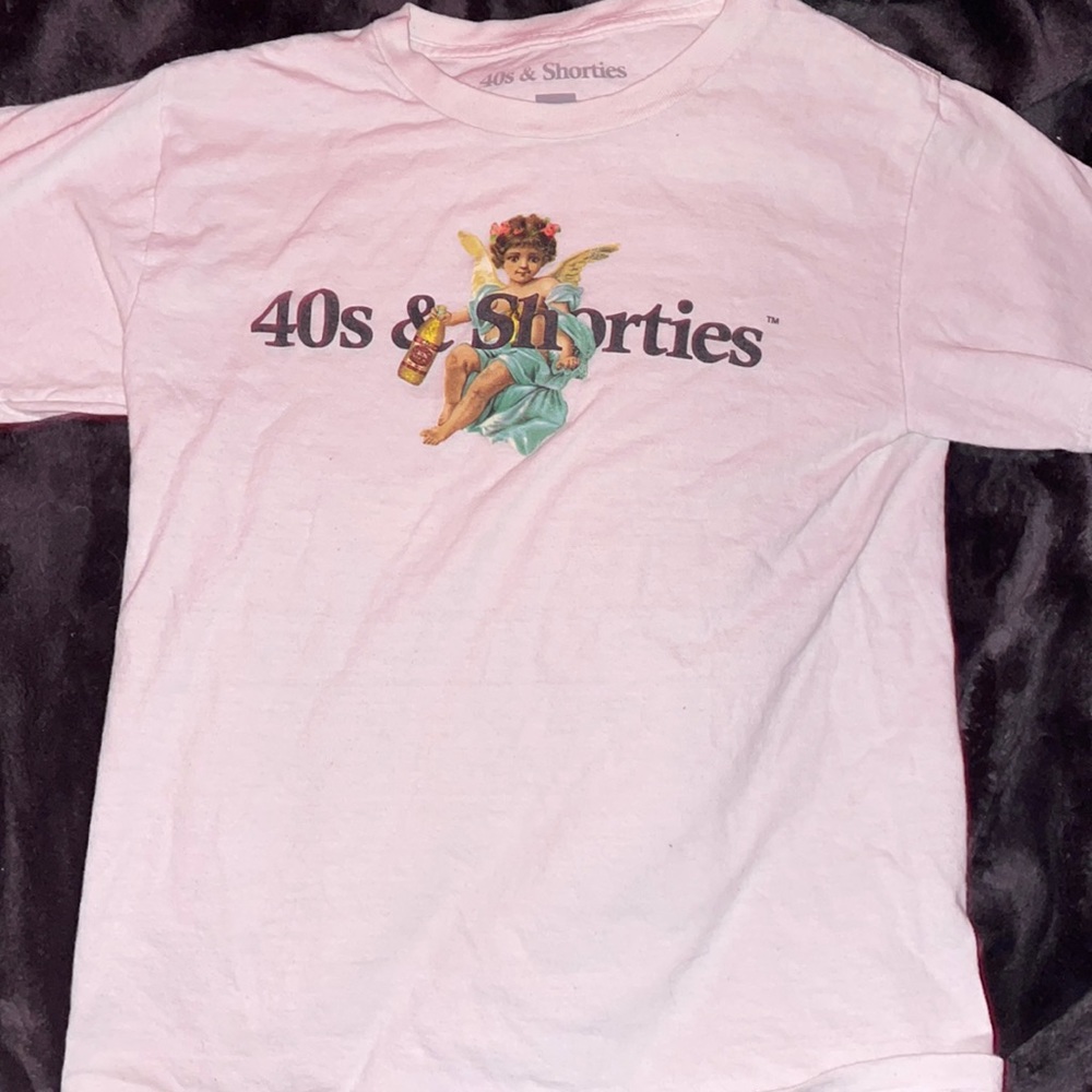 40s & Shorties Angel Logo White T-Shirt